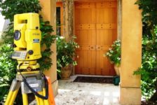 Land Survey Example - Survey Equipment at Private Residence