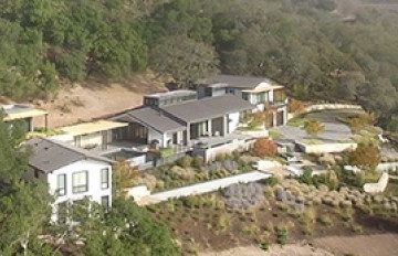 Modern Ranch aerial view