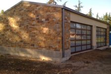 Sonoma Residence Stone Garage