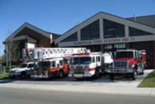 Firetrucks Outside of Fairfield Fire Station #37