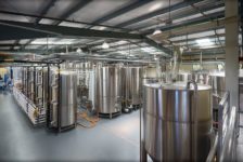 Seismic Brewery in Santa Rosa finished brewery production floor
