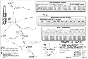 Record of Survey Map Example