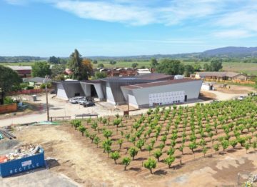 Aerial Shot of Aperture Cellars Vineyard