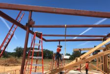 Aperture Cellars - Assembling Steel Frame