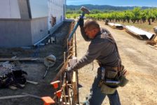 Aperture Cellars - Framing for Curb