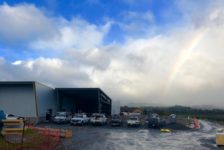 Aperture Cellars - Rainbow on Foggy Morning