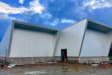 Aperture Cellars Production Building Under the Clouds