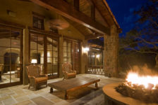 Tuscan Ranch House Fire Pit