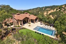 Aerial View of Adobe Canyon Estates' Pool