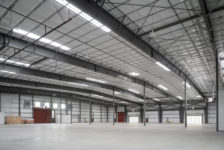 Inside NanaWall Production Facility Warehouse