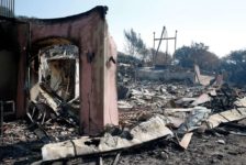 Paradise Ridge Winery Burned Building