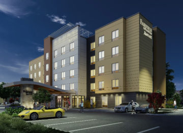Conceptual Rendering of Hotel