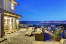 Drakes Cove Subdivision - Night on the patio