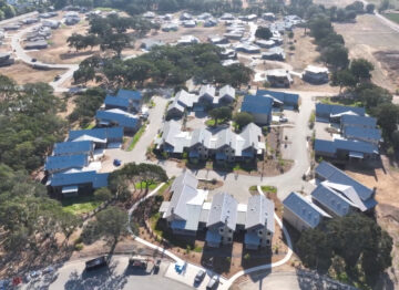 Aerial photo of Lytton Housing